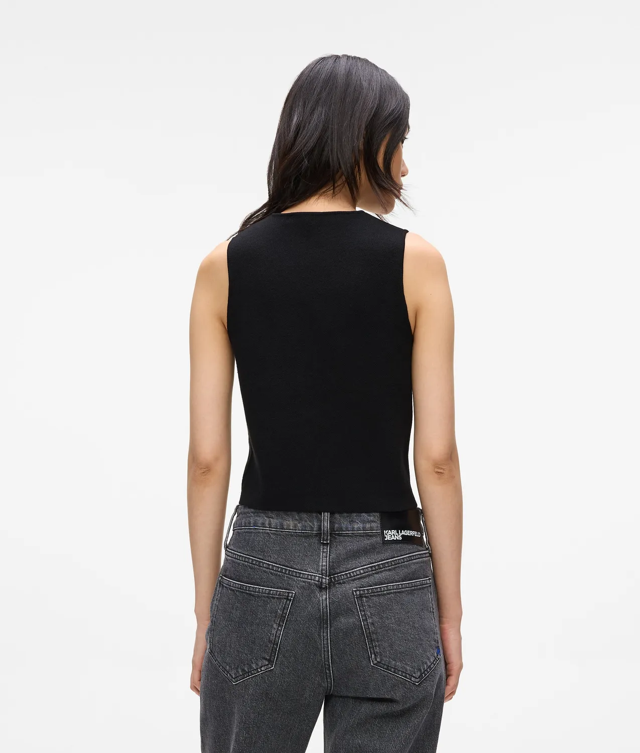 Karl Lagerfeld KL Jeans Strickweste Damen tailliert
