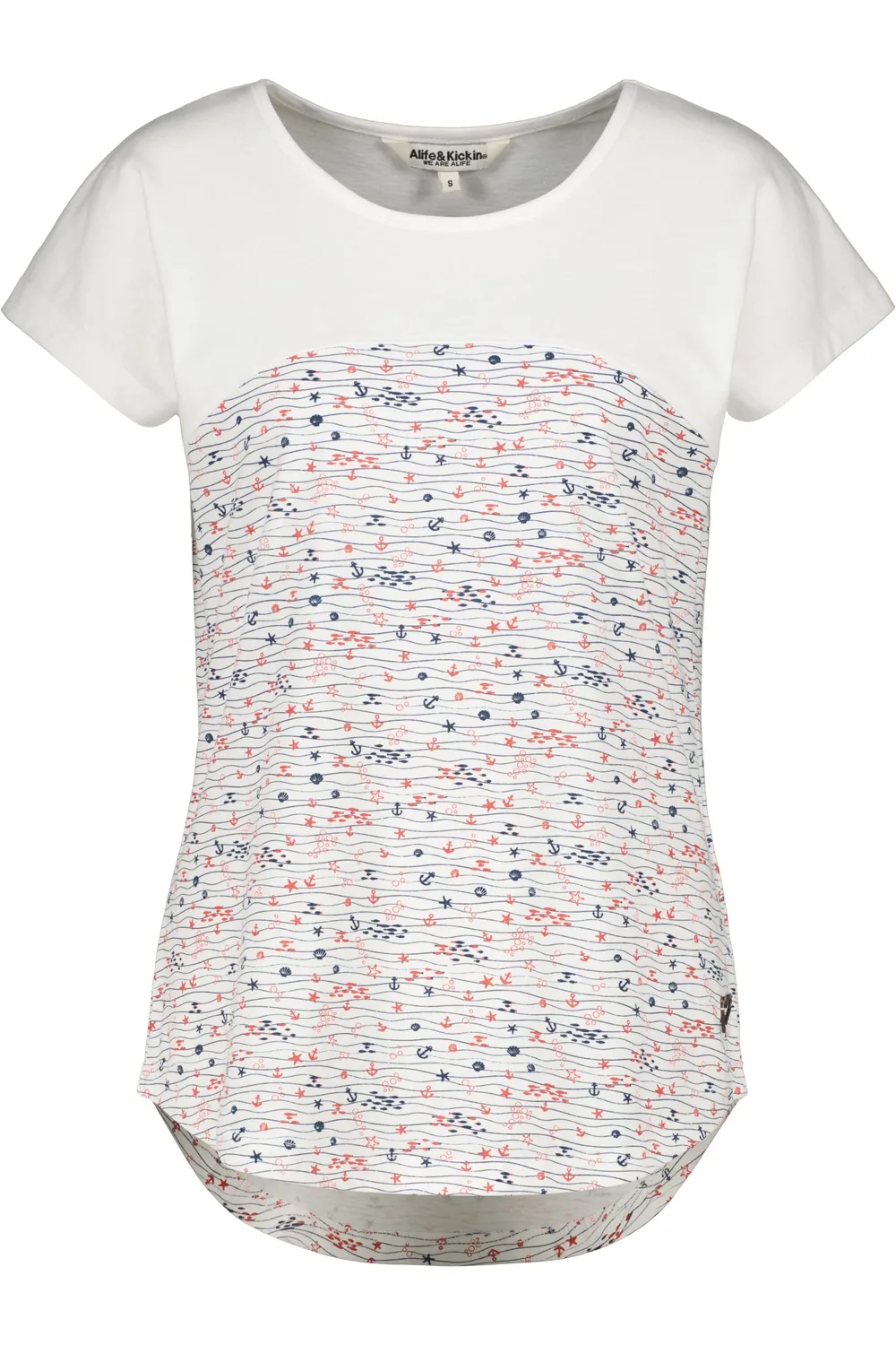 Alife & Kickin FridaAK B Shirt Damen grau Basic gerade