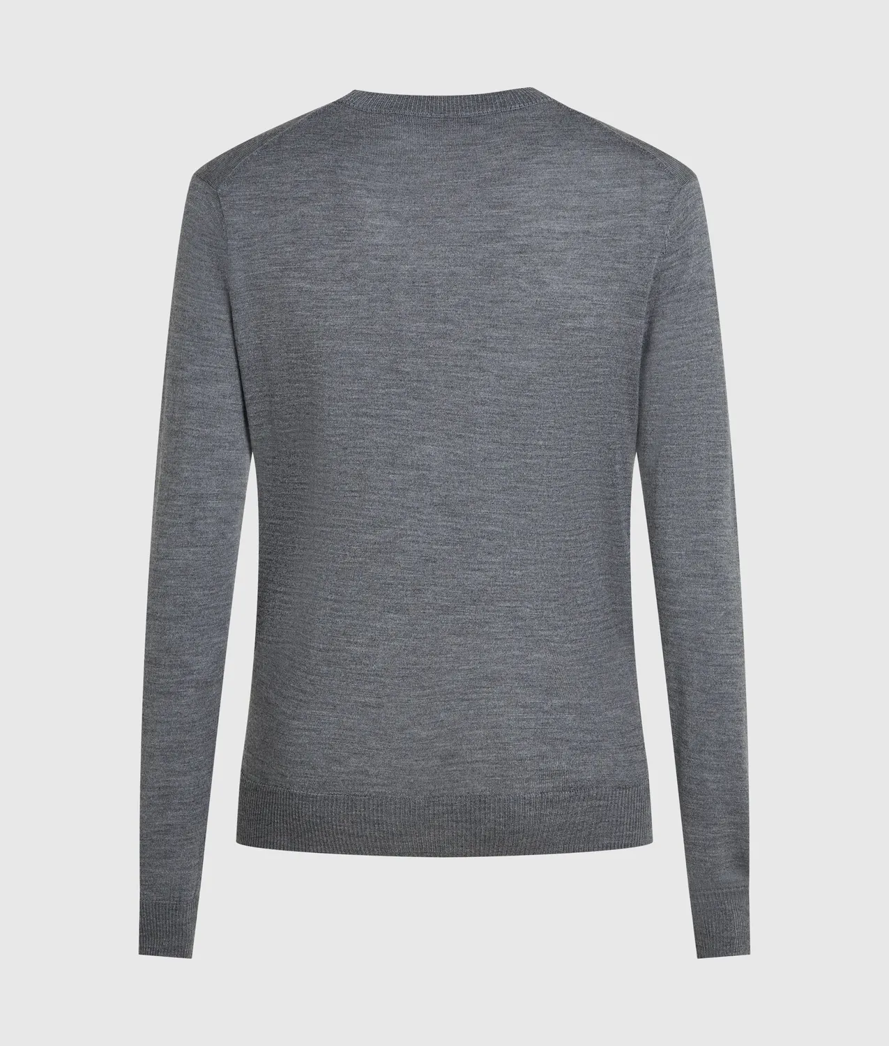 Karl Lagerfeld Merino Crew Pullover Monogramm-Stick