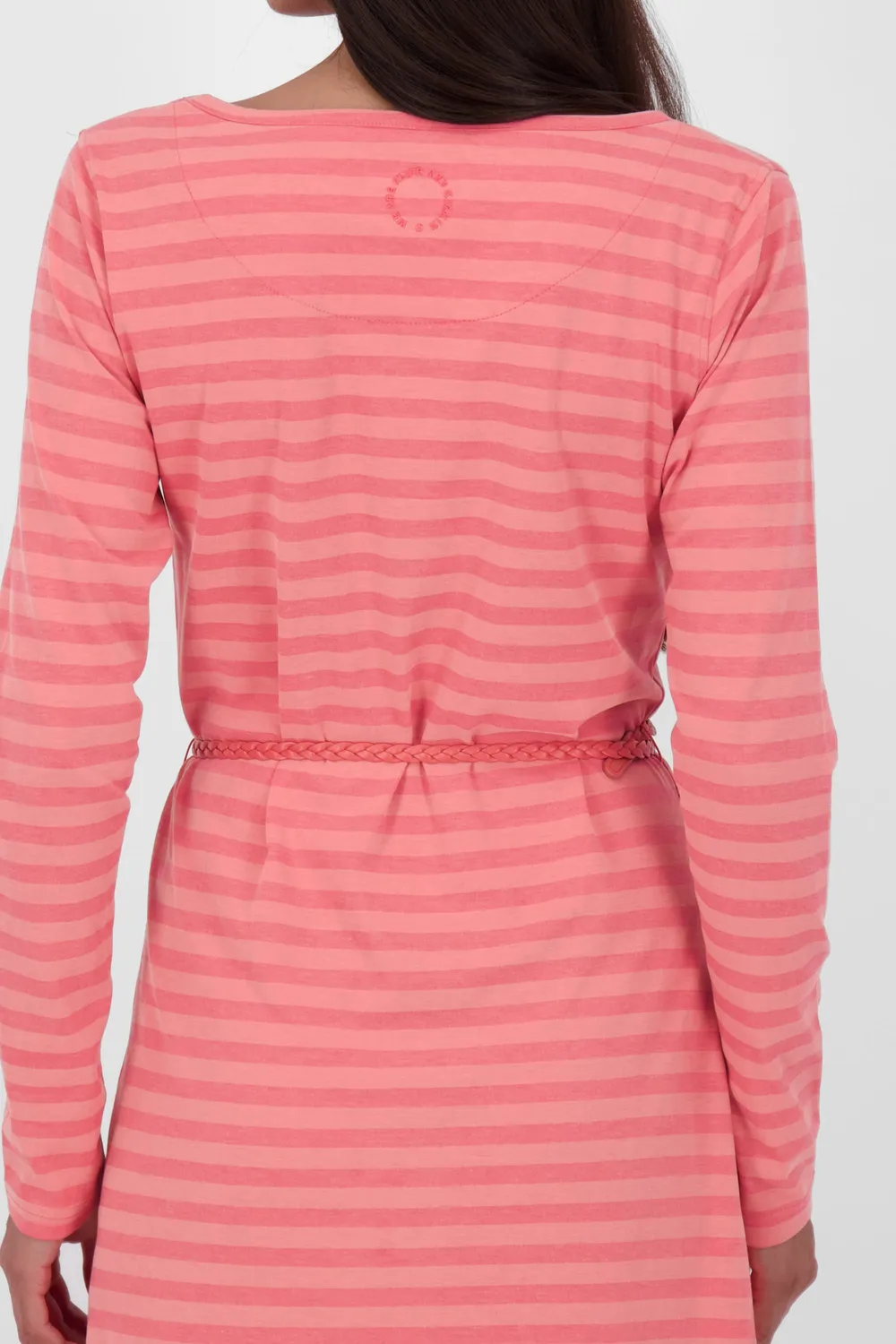 Alife & Kickin EllinAK Z Jerseykleid Rot Gestreift Damen
