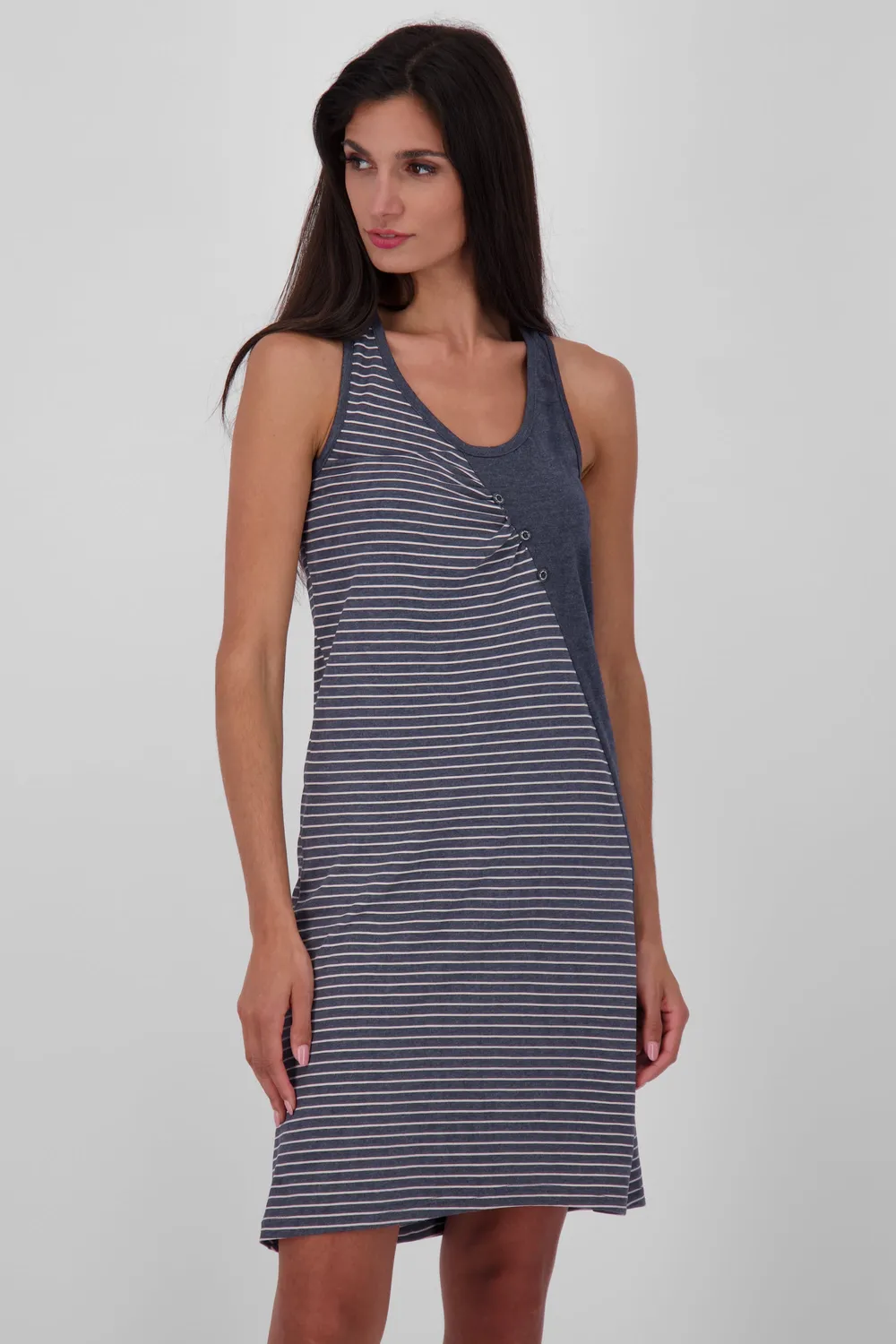 Alife & Kickin CameronAK B Kleid Damen dunkelblau kurz
