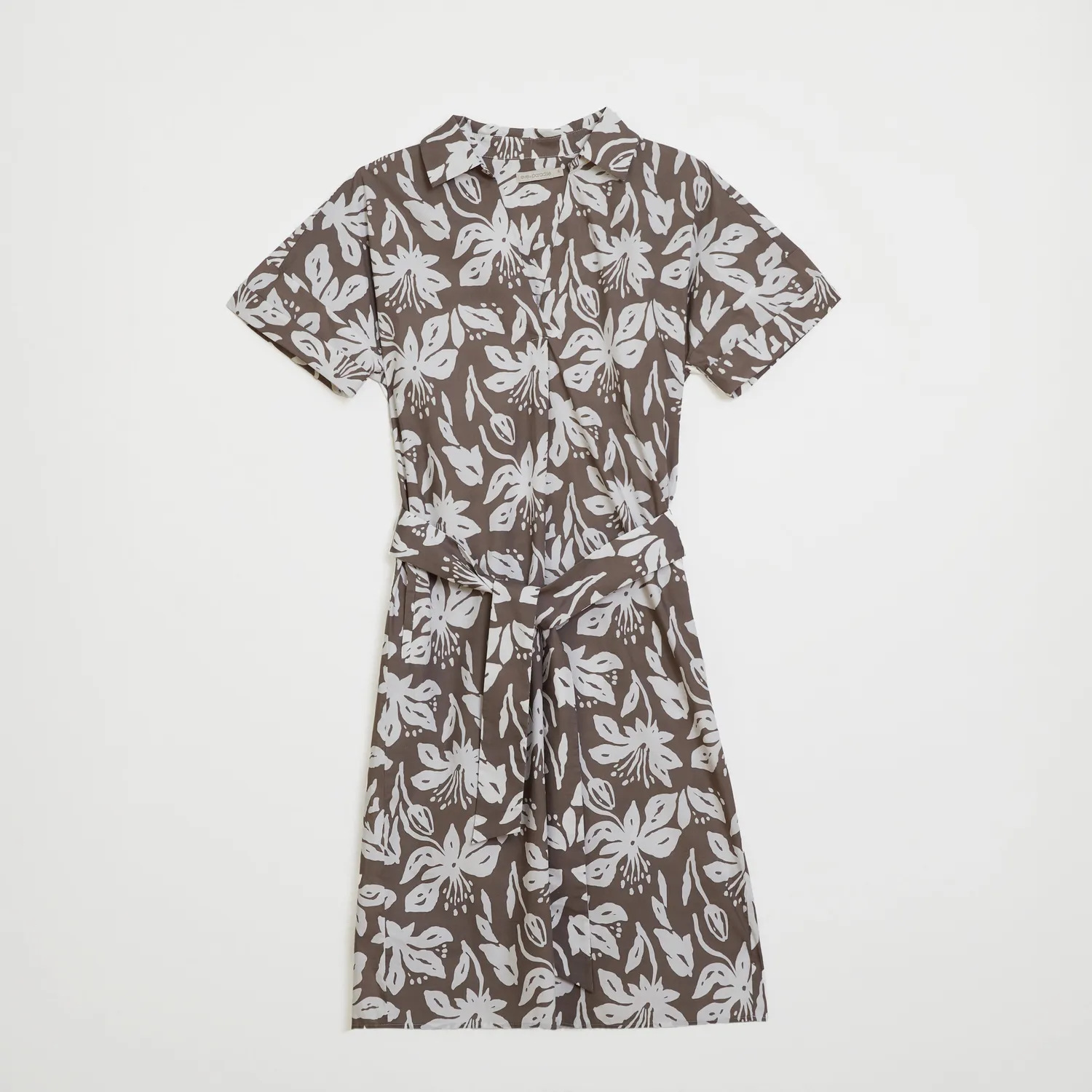 Senatex Hemdblusenkleid OCS-Baumwolle Kleid Tropical