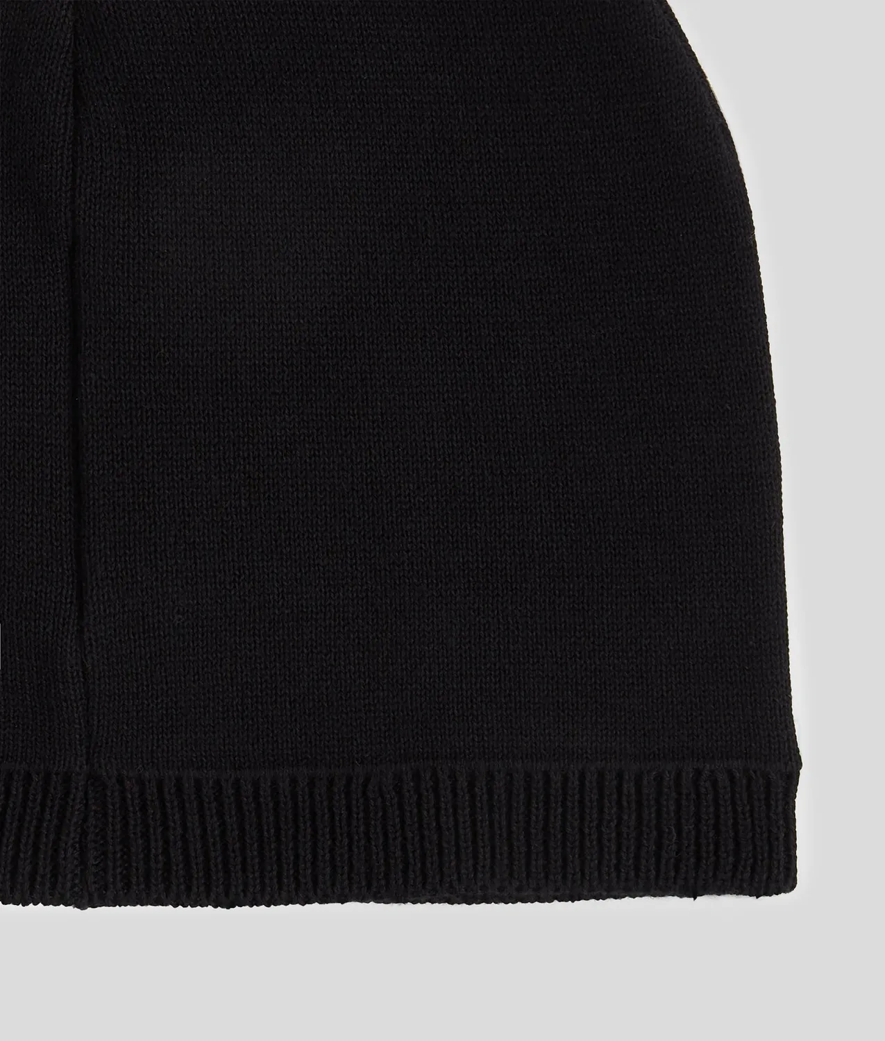 Karl Lagerfeld Jeans Logo Beanie Mütze gestrickt