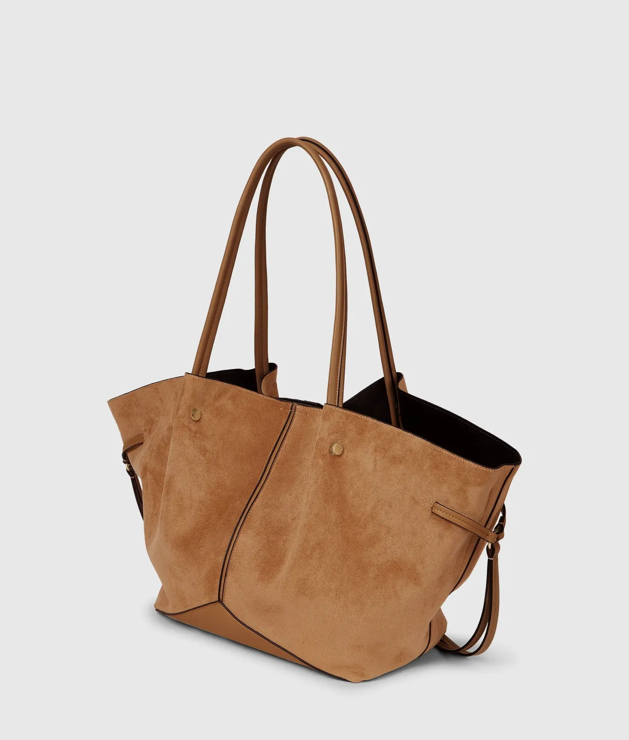 Karl Lagerfeld K/Pierced Large Tote Bag Wildleder-Optik