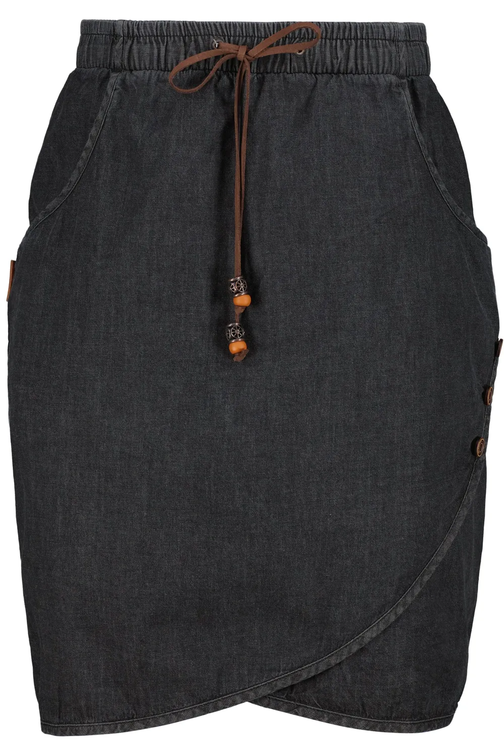Alife & Kickin LucyAK DNM A Jeansrock Schwarz