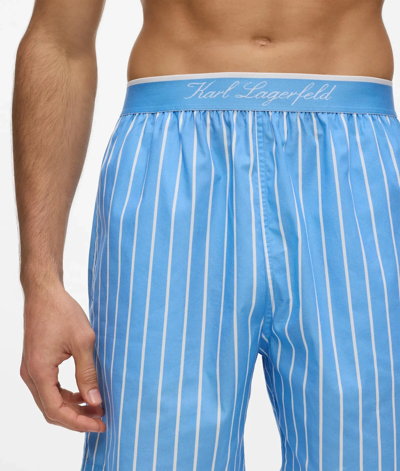 Karl Lagerfeld Hotel Karl Pyjama-Set Shorts Bio-Baumwolle