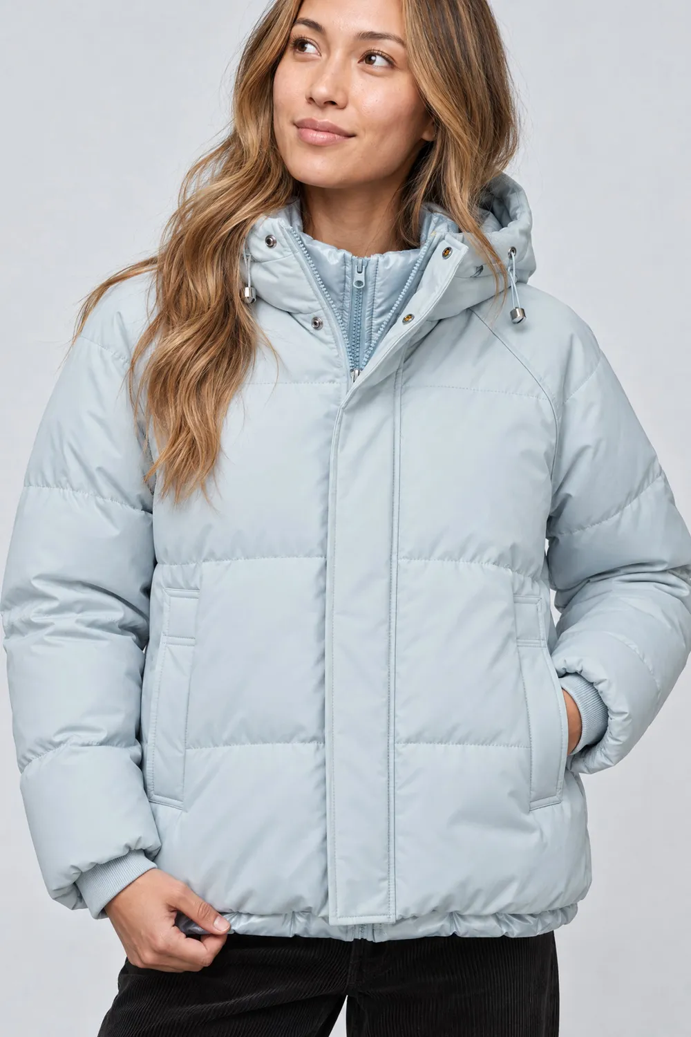 Alife & Kickin RoxaneAK A Puffer Jacket Winterjacke Blau