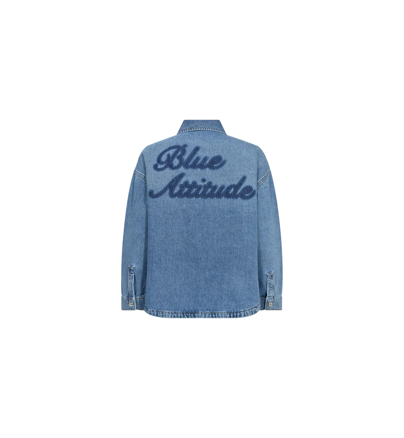 Mos Mosh MMOline Enk Shirt Denimhemd blau relaxed