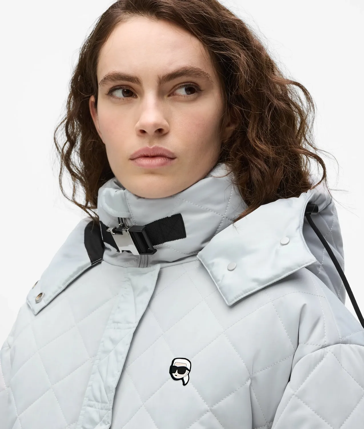 Karl Lagerfeld Ikon Quilted Puffer Jacke XS-XL Stepp wattiert
