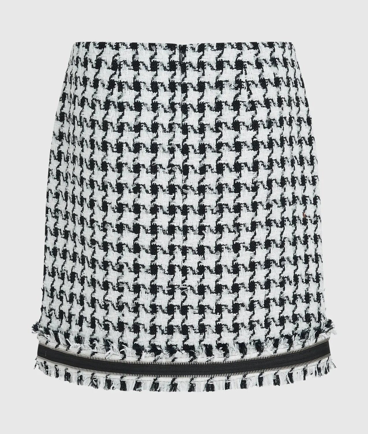 Karl Lagerfeld Houndstooth Bouclé Minirock Damen Hahnentritt