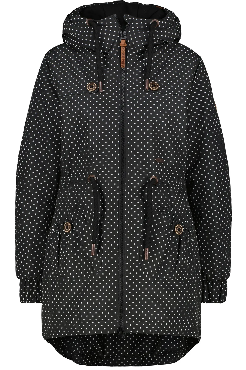 Alife & Kickin CharlotteAK B Parka Schwarz Winter