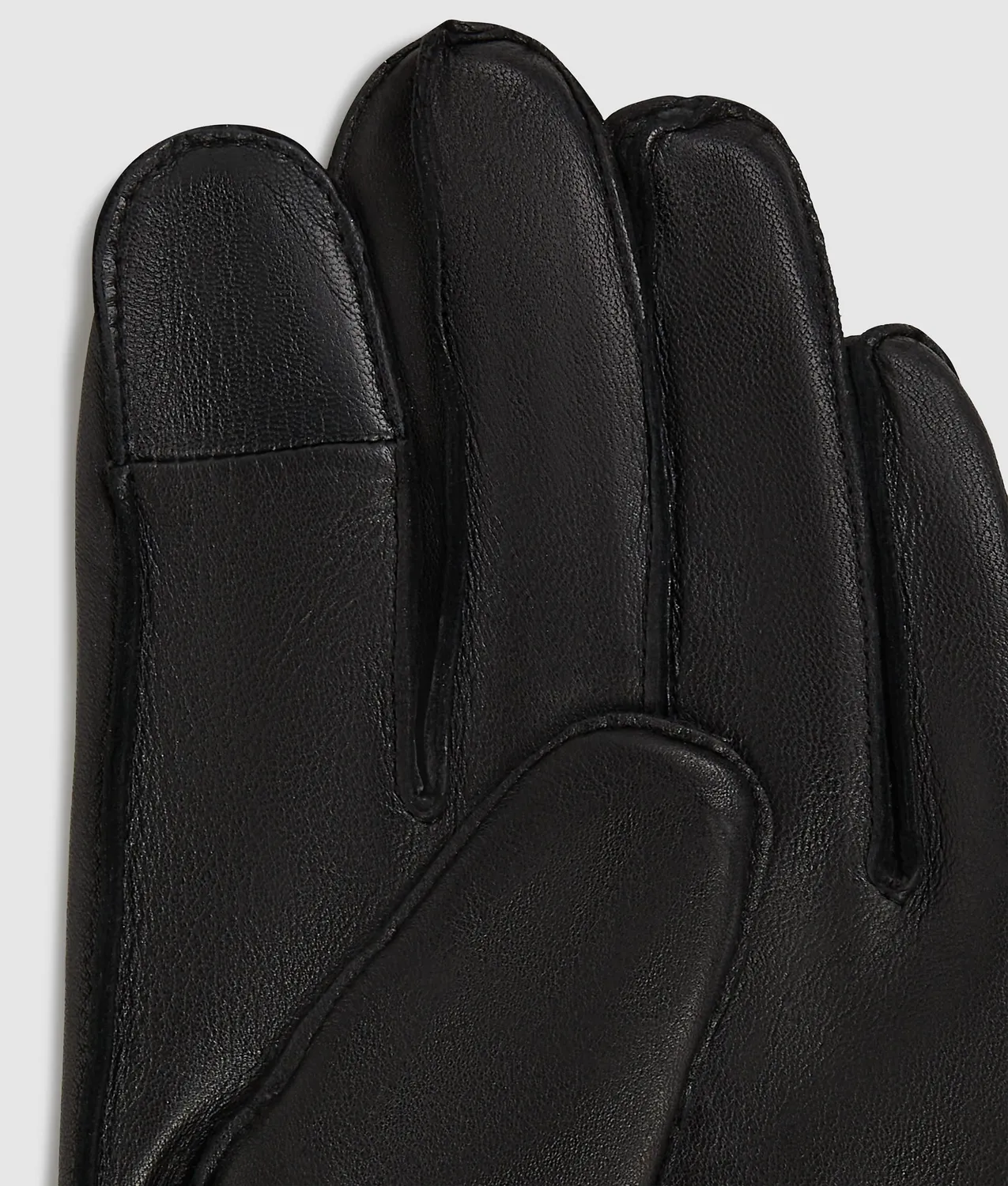 Karl Lagerfeld K/Monogram Lederhandschuhe Finger S-L