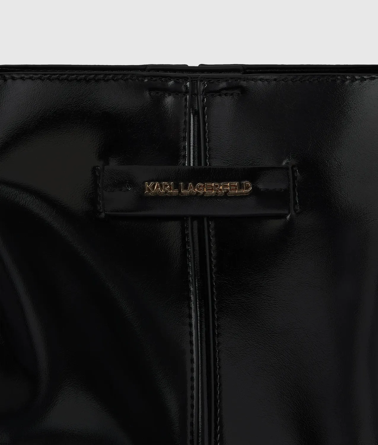 Karl Lagerfeld K/Pierced Medium Tote Tasche glänzend
