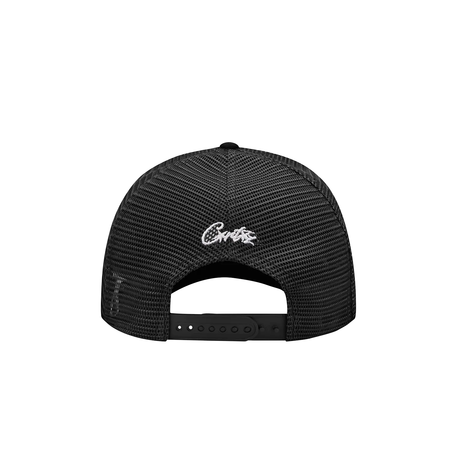 Corteiz Island Puff Print Trucker Hat Black Cap
