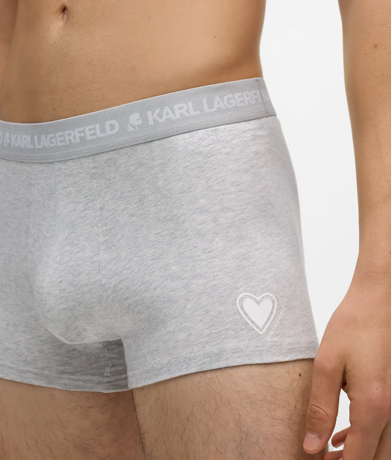 Karl Lagerfeld Hearts Trunks Boxershorts 3er-Pack Stretch