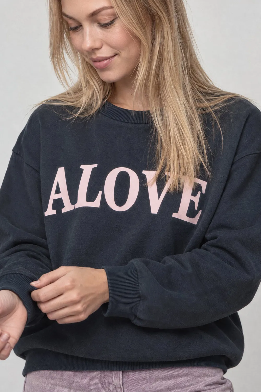 Alife & Kickin ElsaAK P Sweatshirt dunkelblau Damen Print