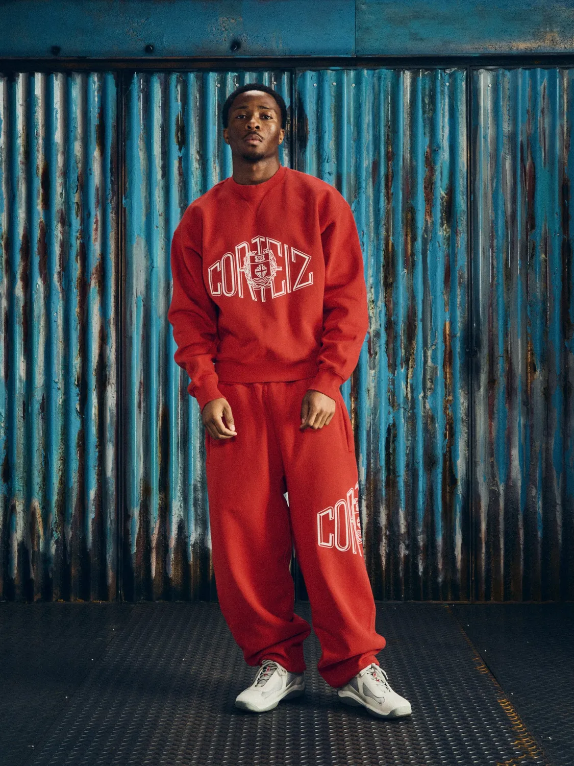 Corteiz Sophomore Crewneck Sweatshirt Rot 440 GSM