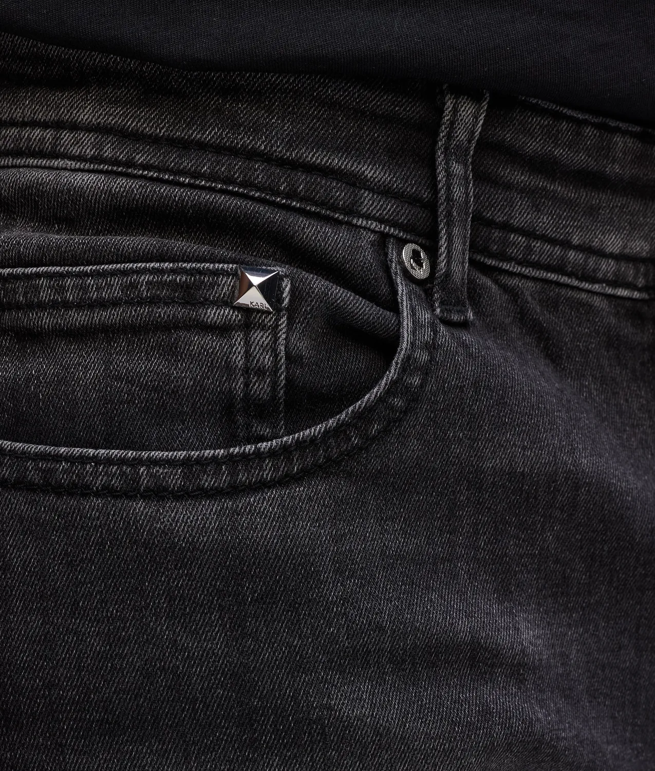 Karl Lagerfeld Classic 5-Pocket Jeans dunkelblau