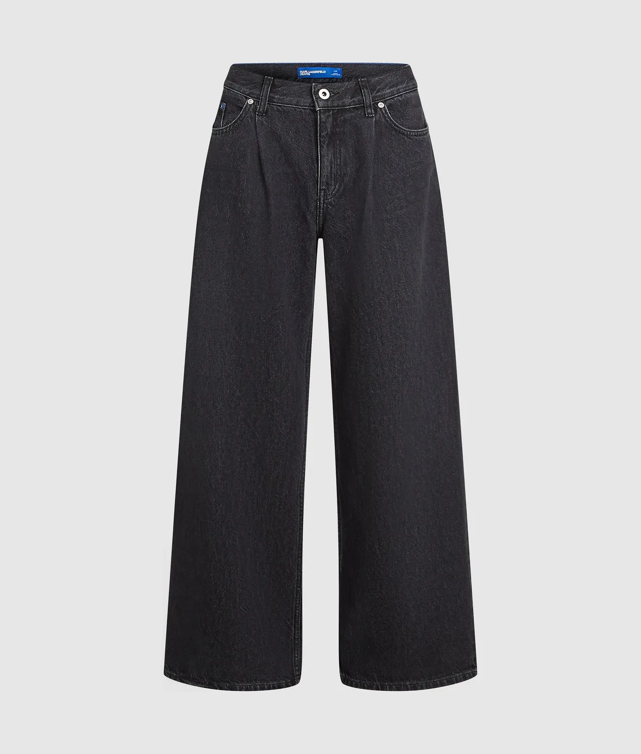 Karl Lagerfeld KL Jeans Low-Rise Wide-Leg Jeans weit
