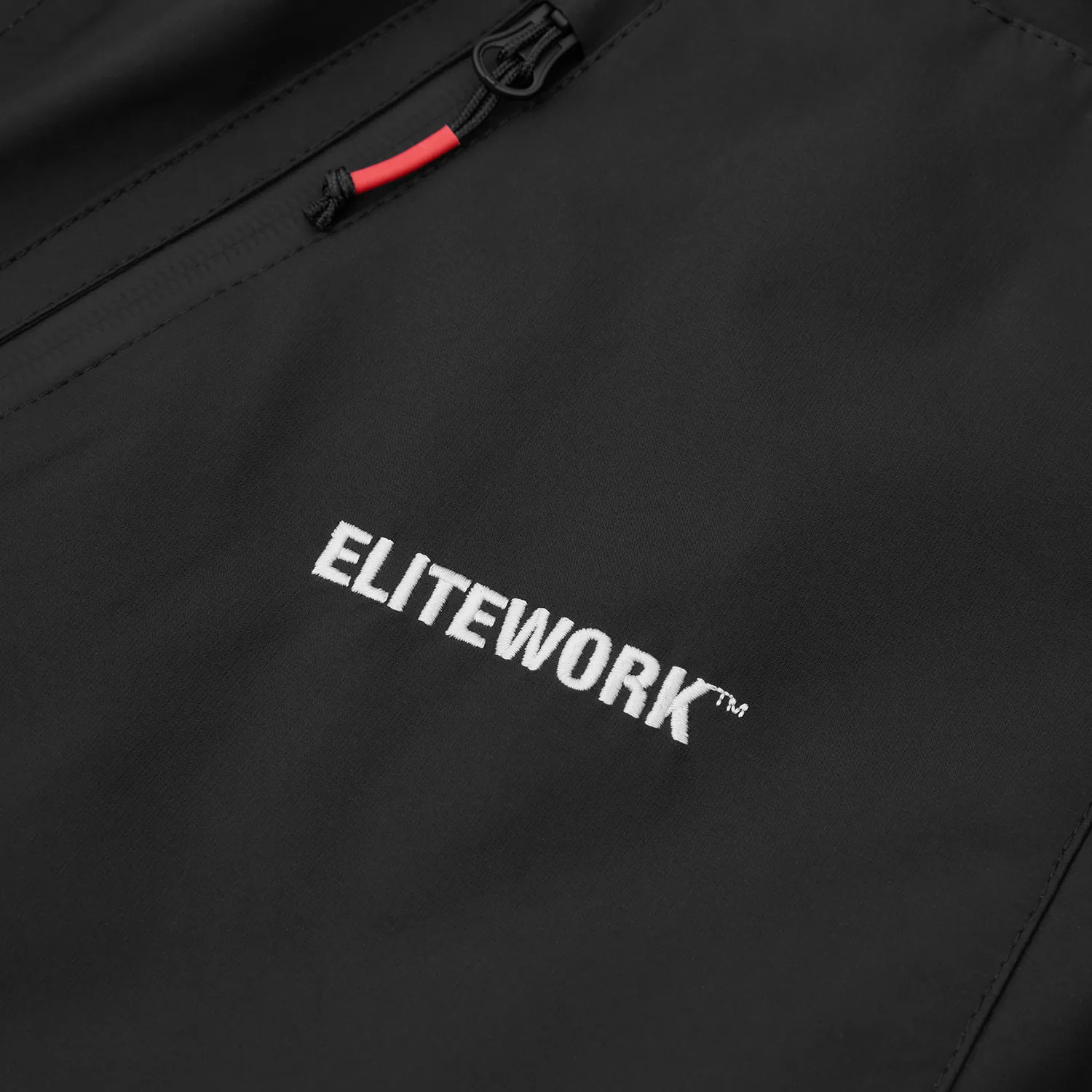 Corteiz Elitework Avalanche Bolo Parka Winterjacke Schwarz Daunen