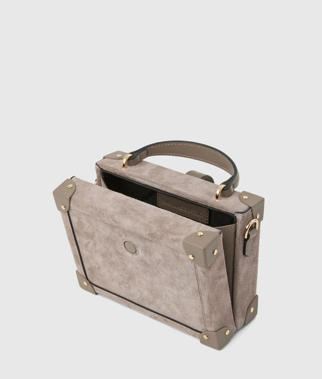 Karl Lagerfeld K/Autograph Trunk Bag Velours Crossbody