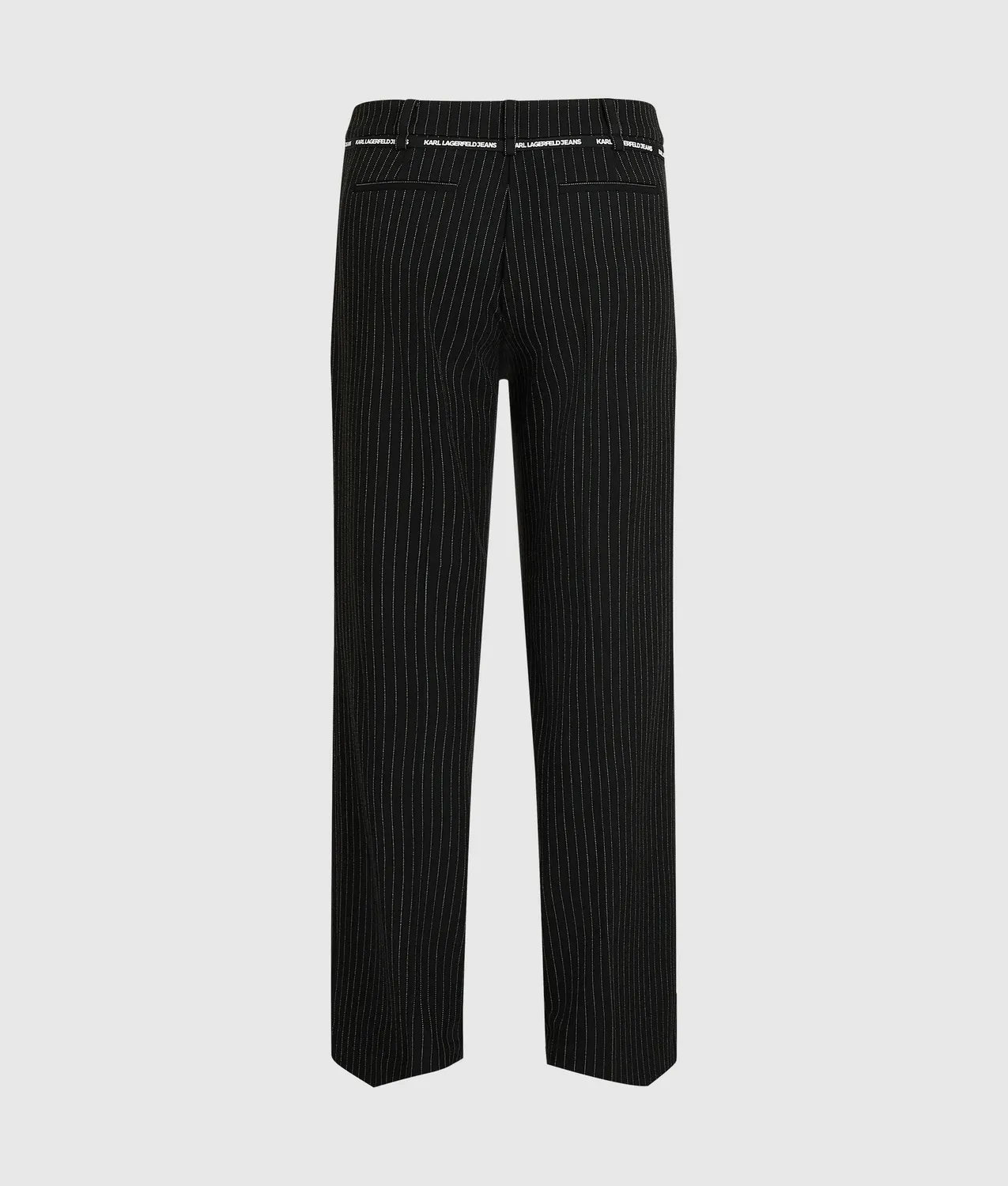 Karl Lagerfeld Nadelstreifen Stoffhose Mid-Rise Bügel Falte