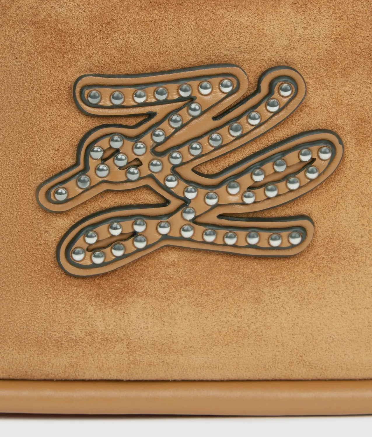 Karl Lagerfeld K/Autograph Patch Umhängetasche One Size Wildleder