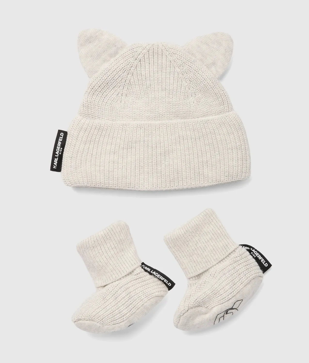 Karl Lagerfeld Baby Ikon Mützenset mit Booties