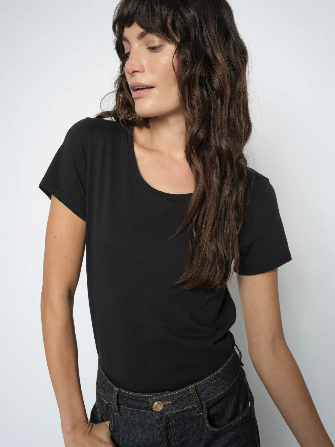 Mos Mosh MMArden Organic O-Neck Tee T-Shirt Weiß