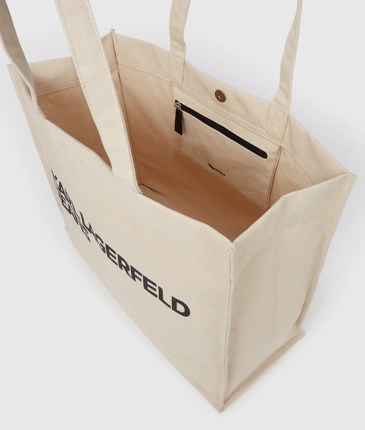 Karl Lagerfeld Jeans Logo Canvas Shopper recycelte Baumwolle