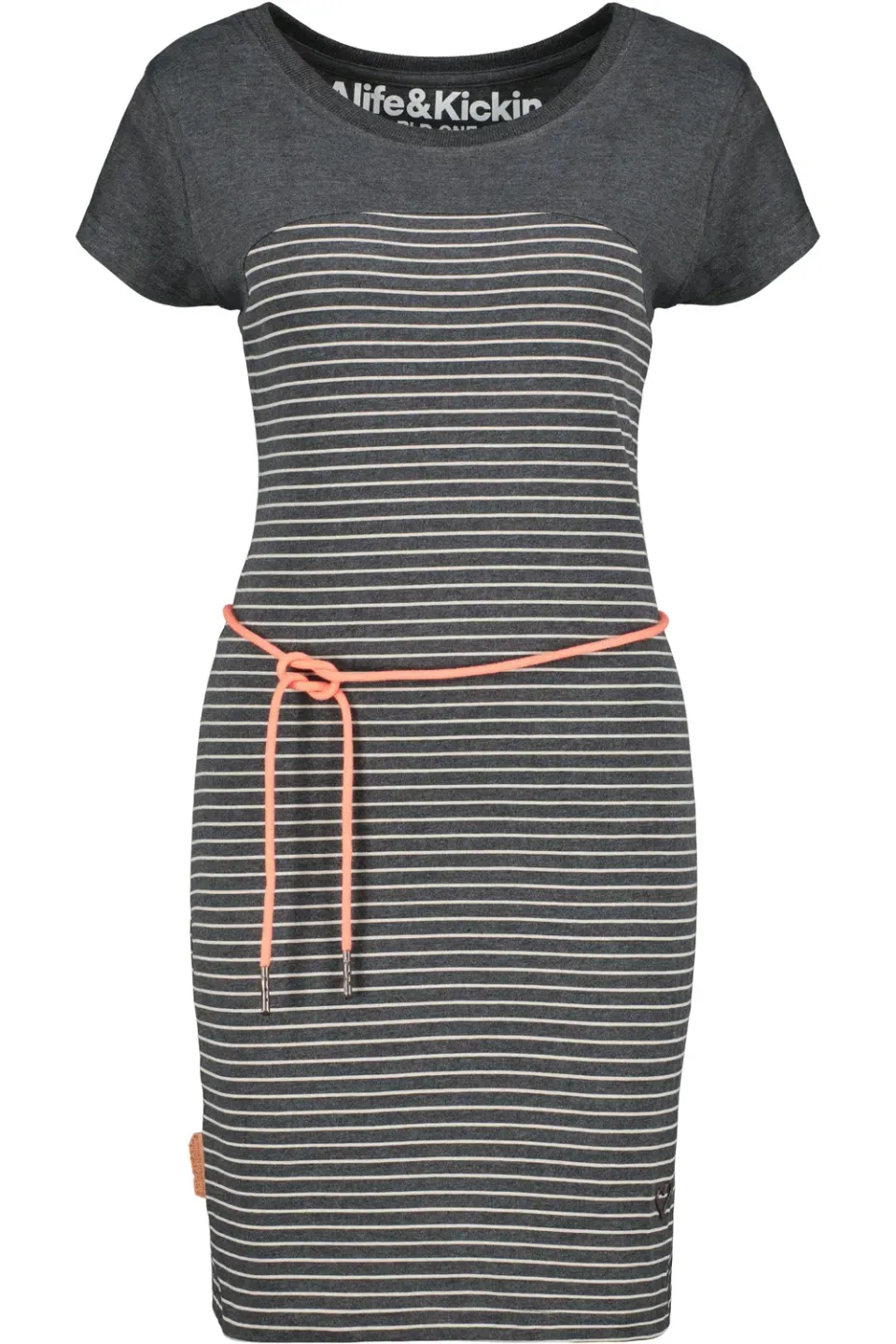 Alife & Kickin ClarissaAK B Kleid Schwarz Print