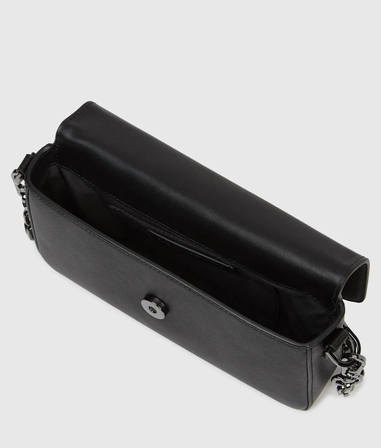 Karl Lagerfeld K/Signature Small Chain-Schultertasche Leder
