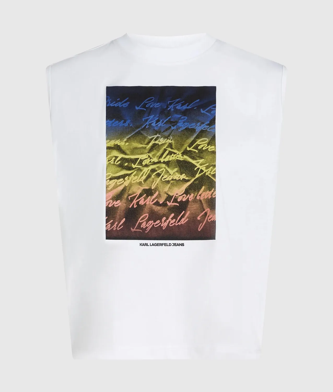 Karl Lagerfeld KL Jeans Love Letter Tank Top Bio-Baumwolle
