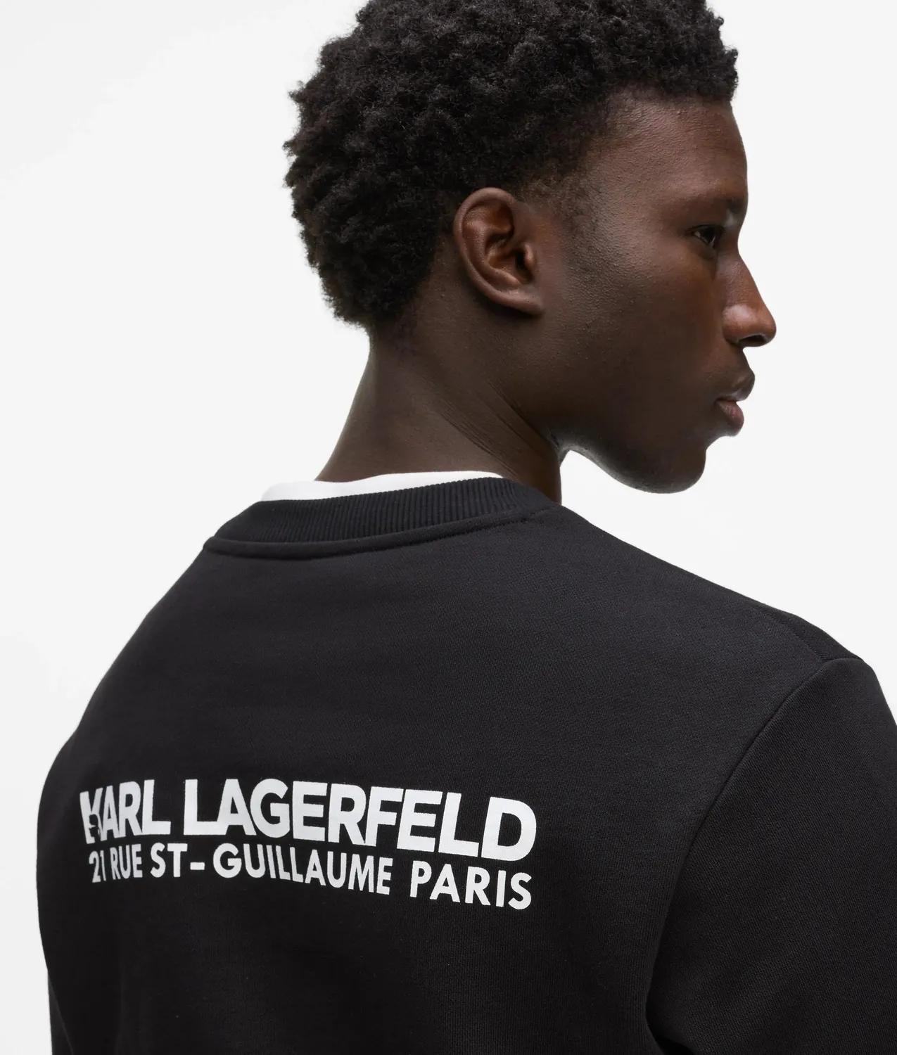Karl Lagerfeld Rue St-Guillaume Sweatshirt Regular Fit Rückenprint