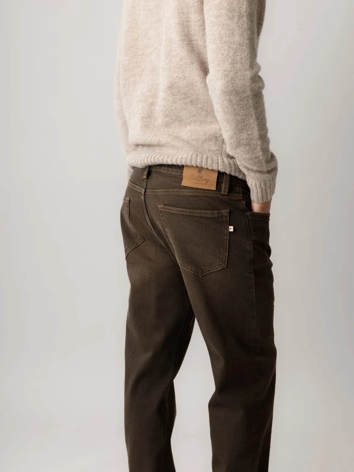 Mos Mosh Andrew Woods Jeans braun Regular