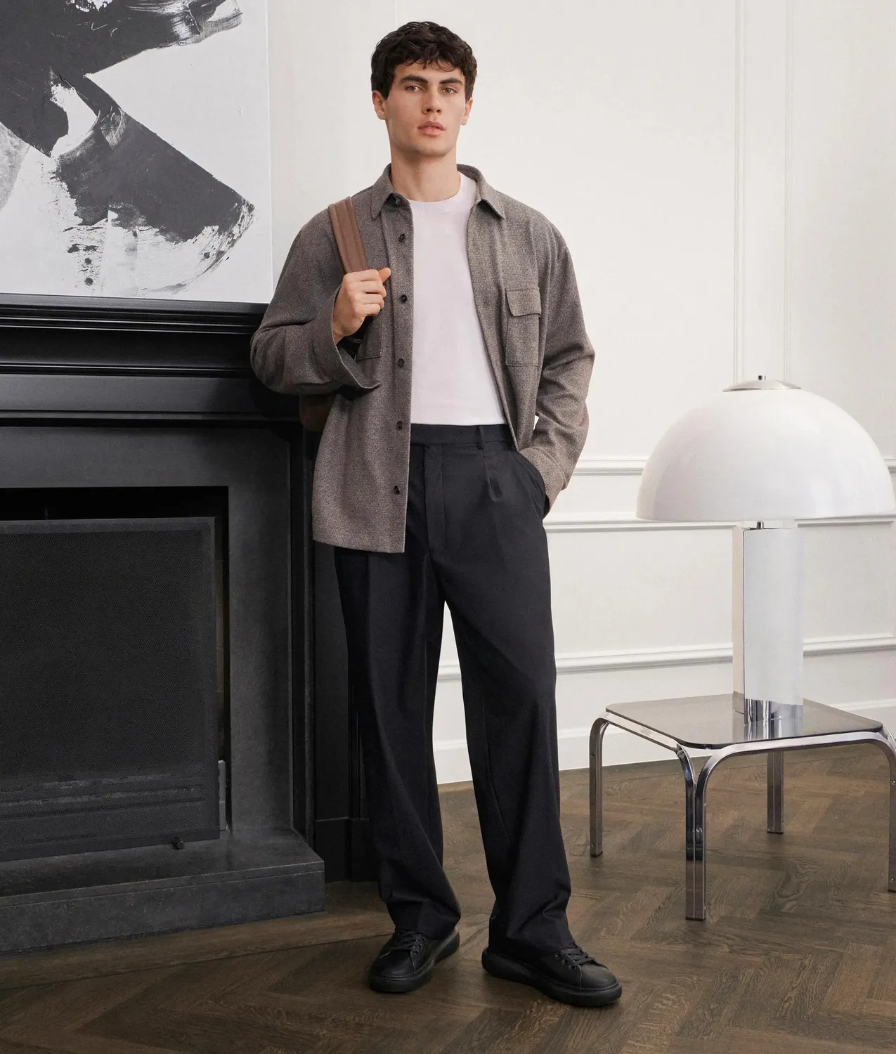 Karl Lagerfeld Hemd Jersey Patch-Taschen