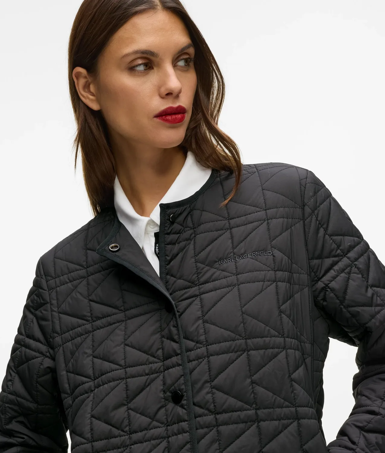 Karl Lagerfeld Steppjacke leicht schwarz packbar XS-XL