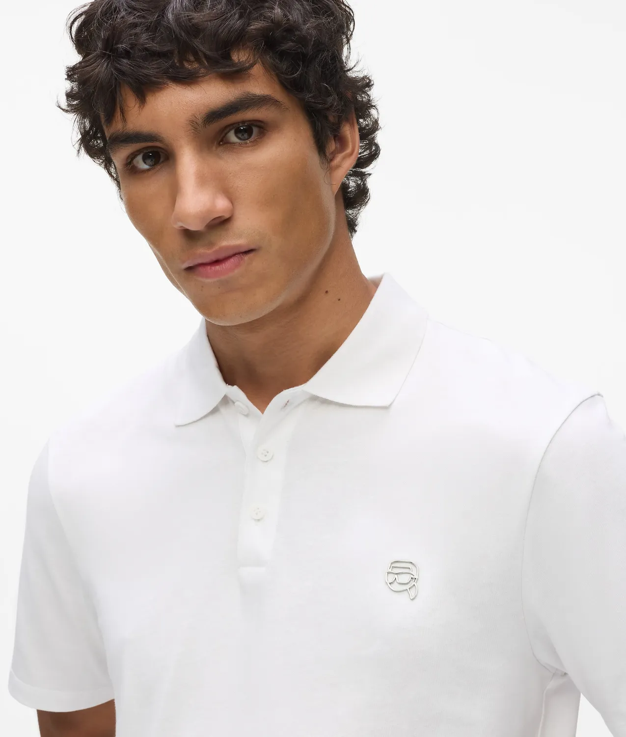Karl Lagerfeld Ikon Jersey Poloshirt Bio-Baumwolle