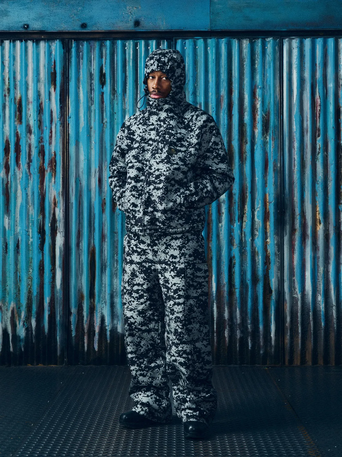 Corteiz Guerillaz Ripstop Jacket Jacke Reflective Camo