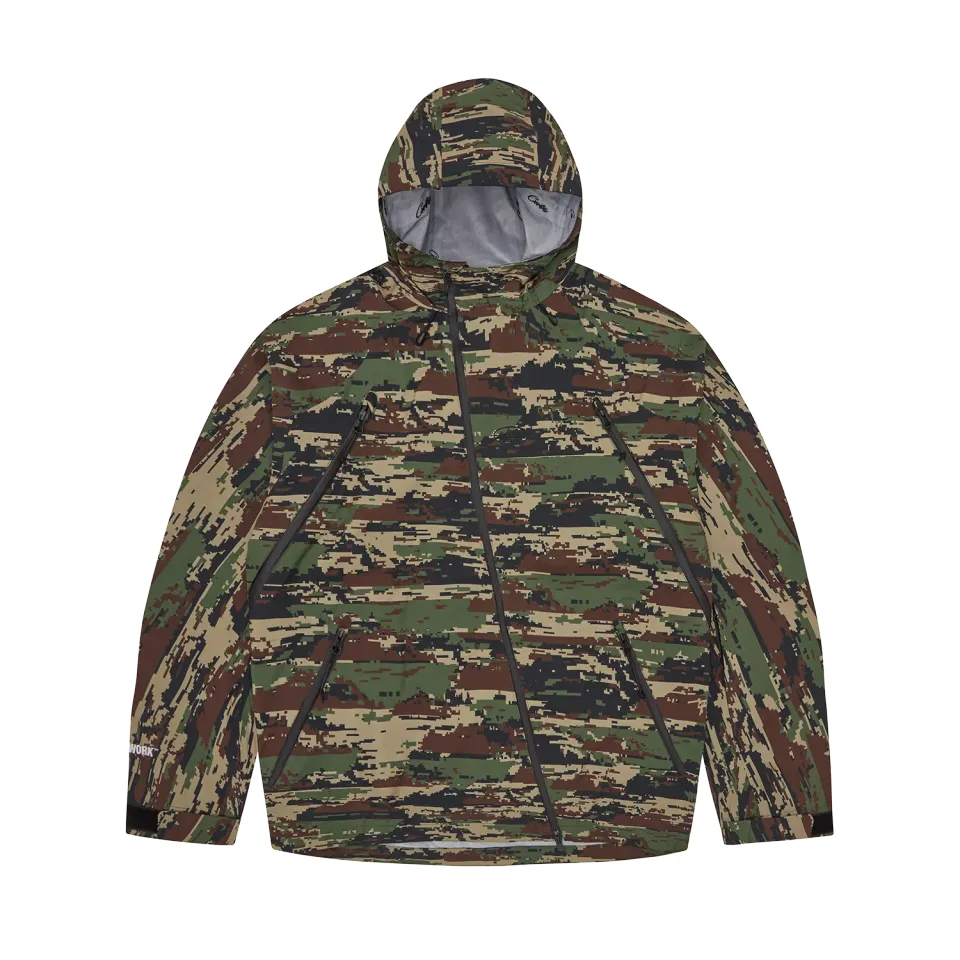 Corteiz Elitework Shell Jacke V2 Digi Camo Wasserdicht