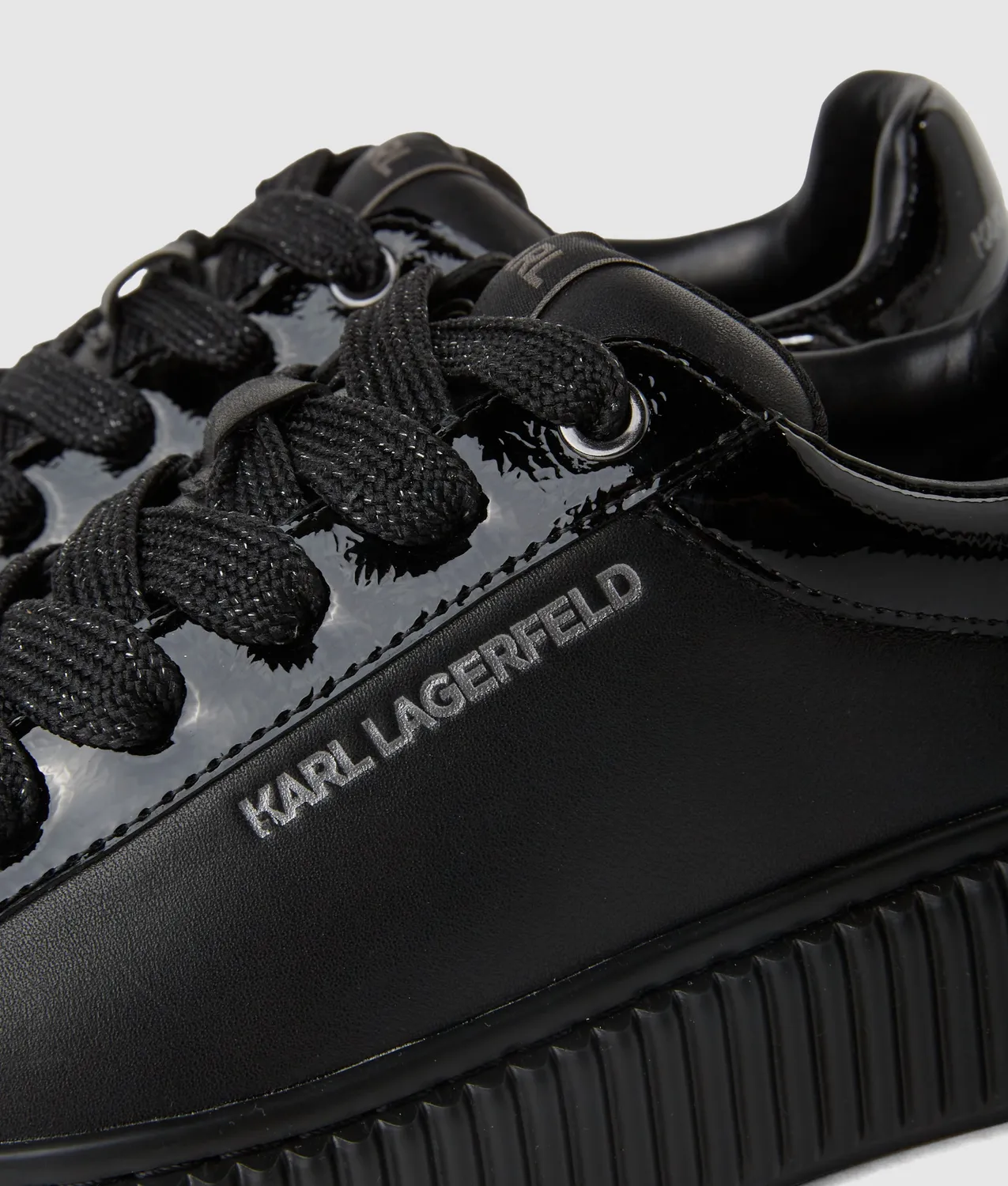 Karl Lagerfeld Kaprika Sneaker Damen Leder Schwarz