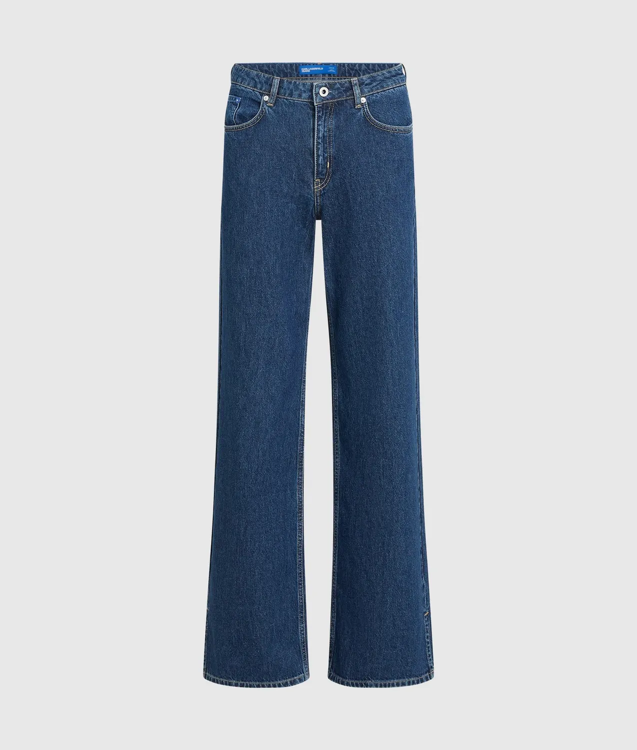 Karl Lagerfeld KL Jeans Split-Hem Relaxed Jeans Damen Mid-Rise