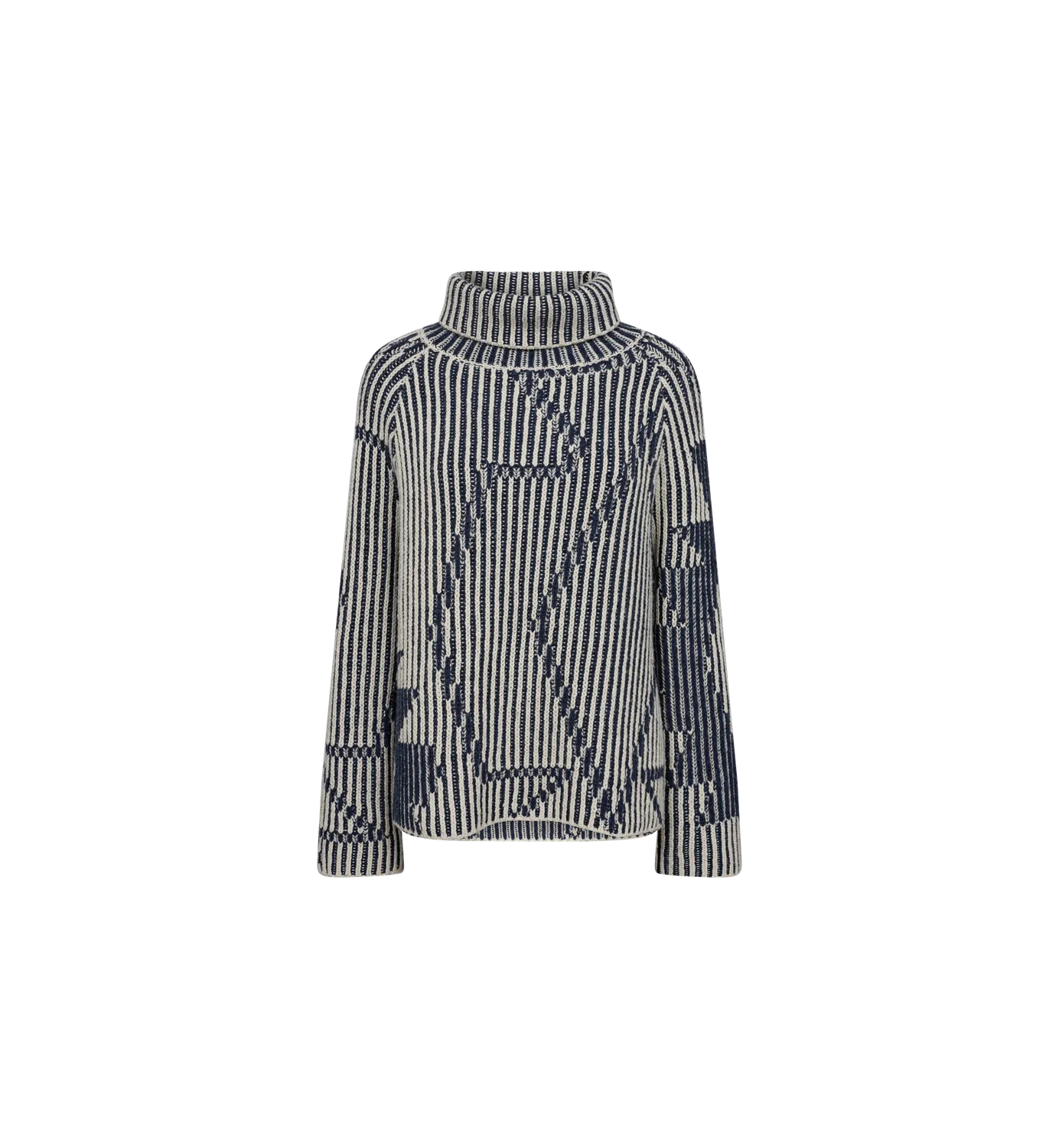 Mos Mosh MMHelna Ikat Rollkragen-Pullover Set Sail