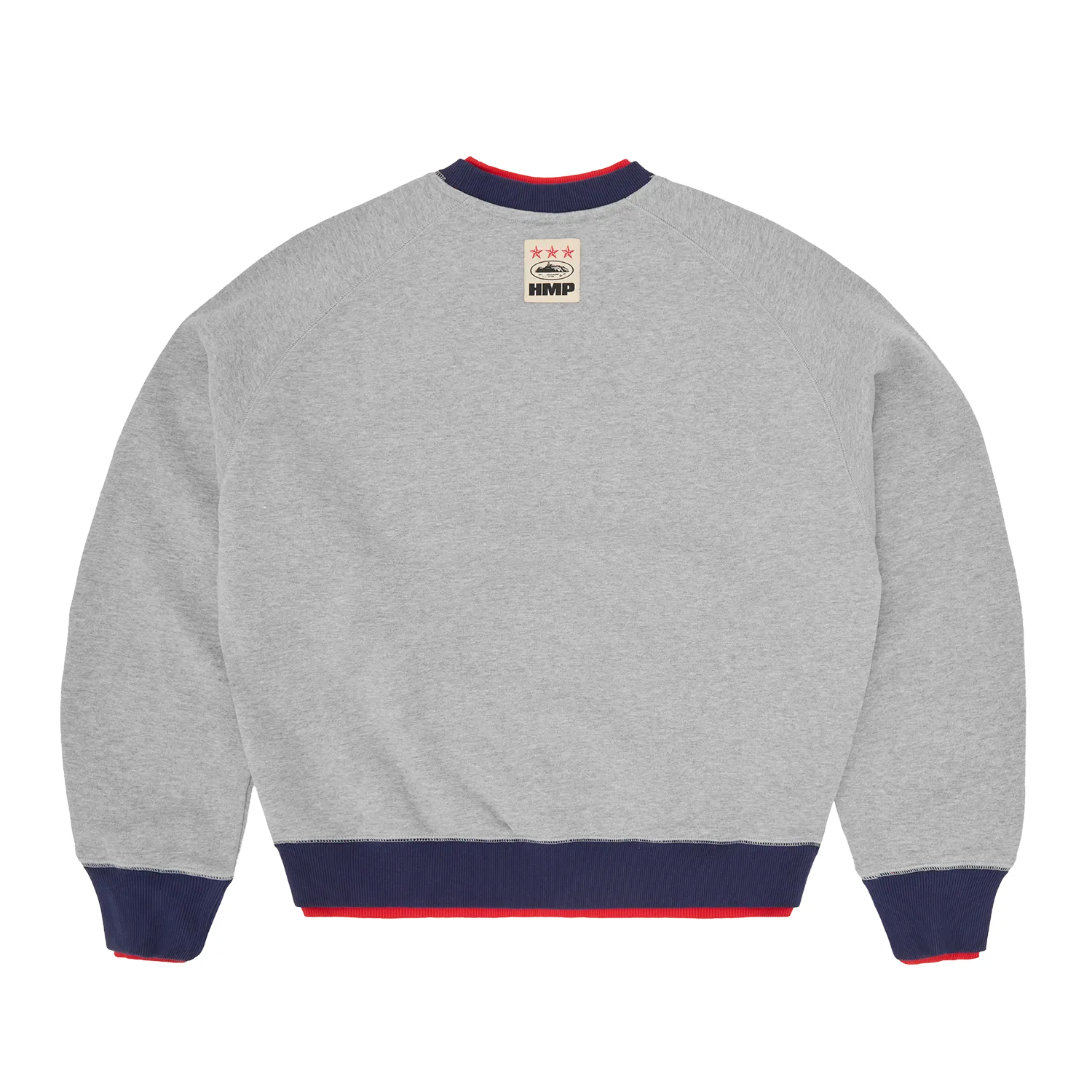 Corteiz HMP Double Up Crewneck Pullover Heather Grey