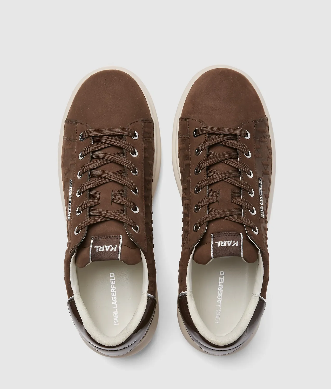 Karl Lagerfeld Monogram Kapri Sneaker Nubuk Größe 7-13 Logo