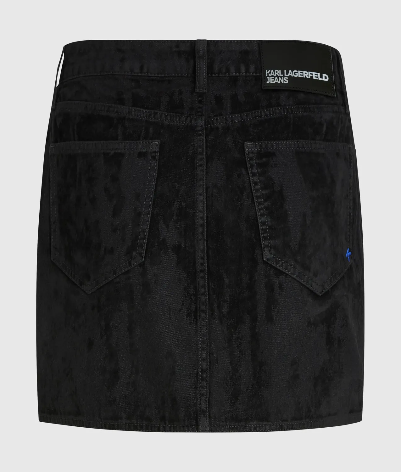 Karl Lagerfeld KL Jeans Velvet Minirock Wickeloptik