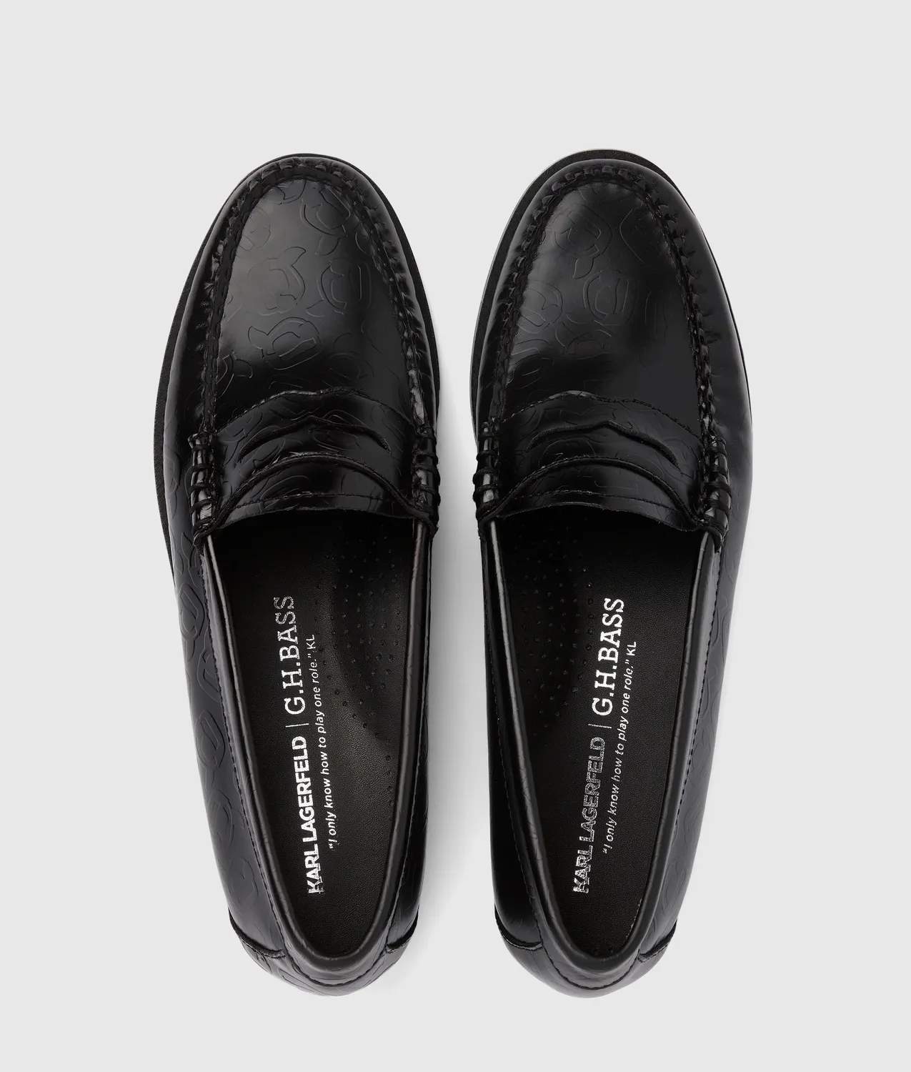 Karl Lagerfeld x G.H.Bass Ikon NFT Loafer Leder