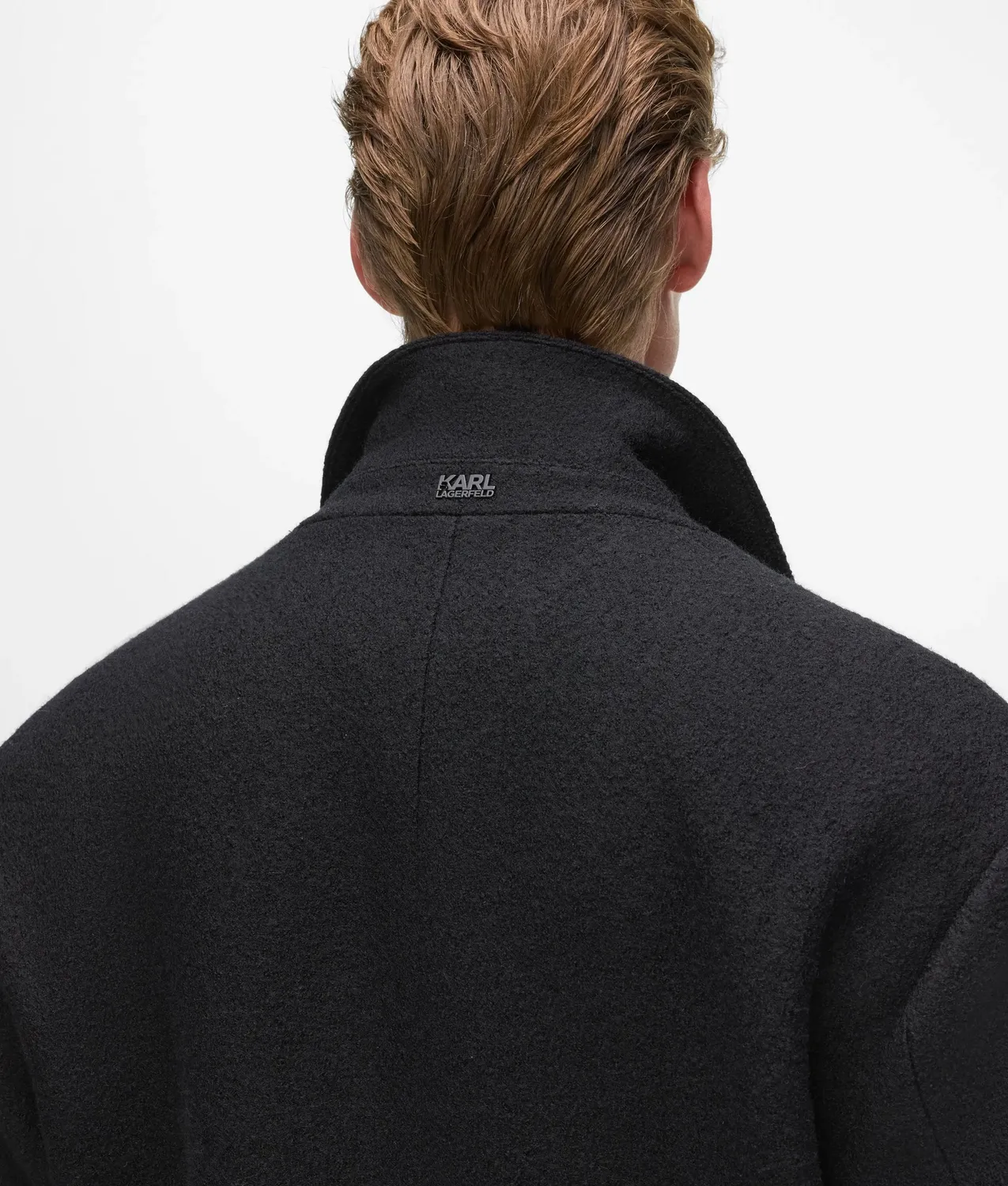 Karl Lagerfeld Double-breasted Mantel Wolle 36-48 Lang