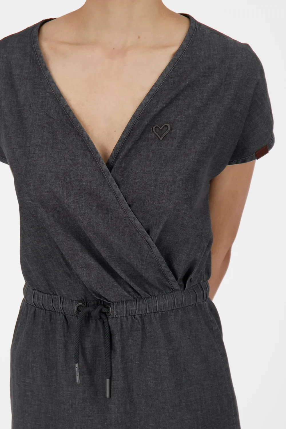 Alife & Kickin OrnellaAK DNM Kleid Schwarz Denim
