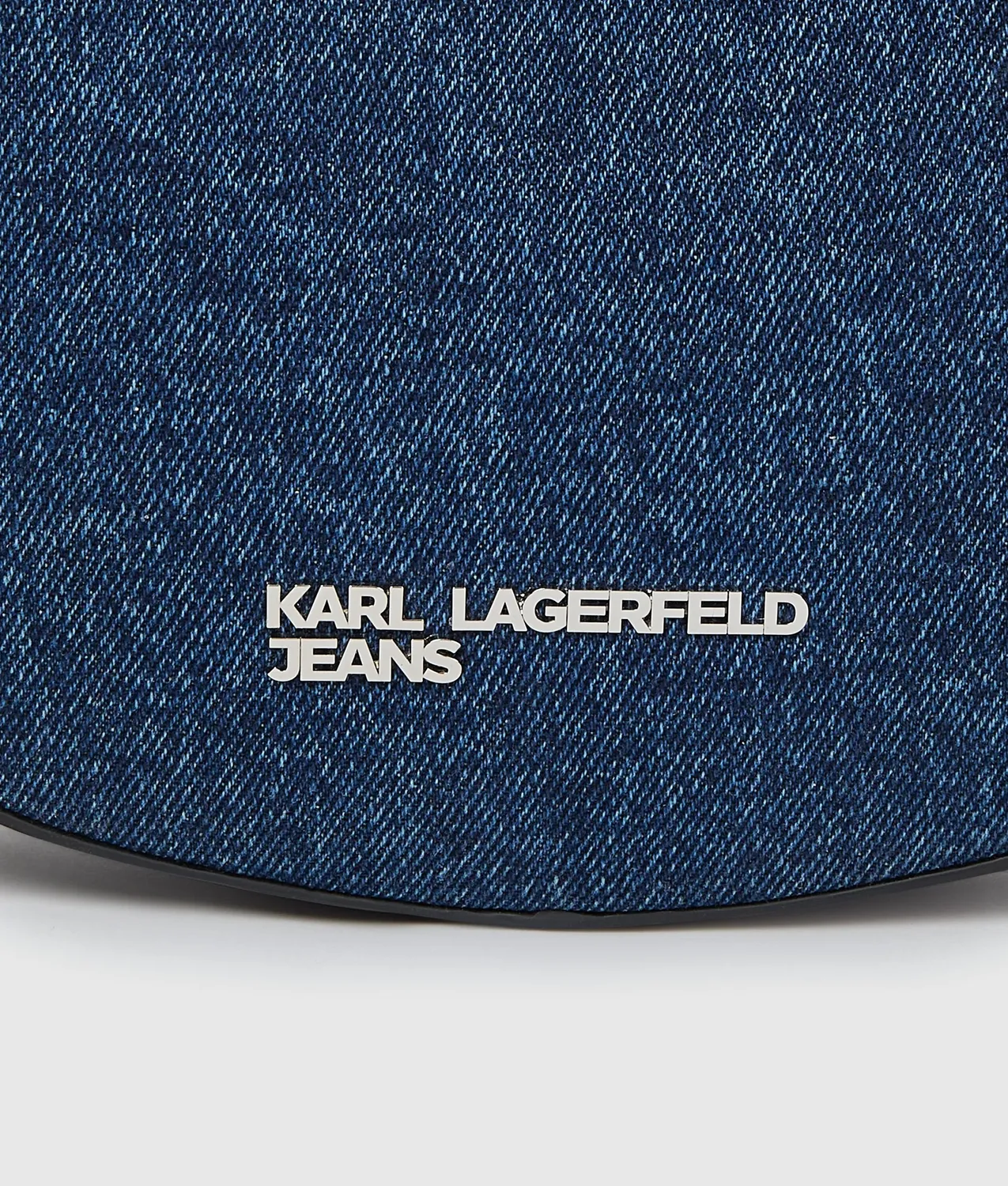 Karl Lagerfeld Rebel Hobo Bag Denim Kunstleder
